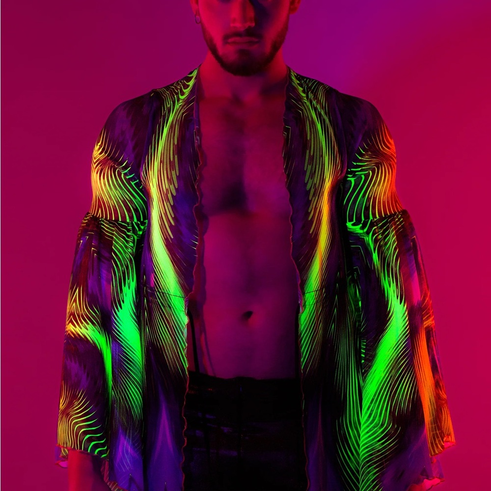 BADINKA Under The Radar Mesh Duster Size M - Picture 2 of 4